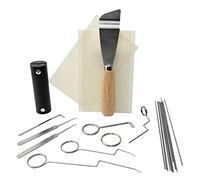 Multipick Super Lockpicking Set - [27 pièces] Serrurier Outils - Ouverture de Porte - Outils de Serrurier - Outil de Serrurier - Kit Lockpicking & Crocheteur de Serrure - Crocheter Serrure