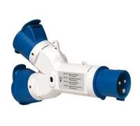 MULTIPLE 16A 2 X 2PT 250V IP67