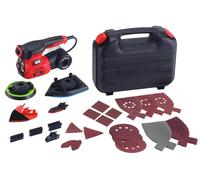 Multiponceuse 4 en 1 Autoselect filaire - 220 W - Plateau pointu réversible et excentrique - 17 abrasifs