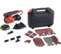 Multiponceuse BLACK+DECKER KA280K-QS, 220W, 4 en 1 Autoselect, 3 Adaptateurs, 17 Abrasifs, Coffret