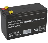 Multipower Batterie Gel 12V 7,2Ah MP7.2-12 LC-R127R2PG FG20721 USV APC RPC