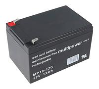 Multipower MP12-12C Batterie au plomb 12 Volt 12Ah résistante aux cycles, Cycle