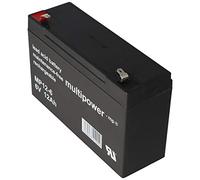 Multipower MP12-6 Batterie au plomb avec connecteurs Faston 6,3 mm 6 V 12 Ah
