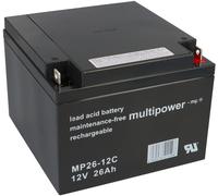 Multipower MP26-12C : Batterie AGM 12V 26Ah – Modèle M5
