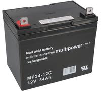 Multipower MP34-12C : batterie AGM 12V 34Ah – Type M6