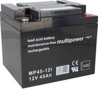 Multipower MP45-12, batterie AGM au plomb de 12V et 45Ah – Type M6