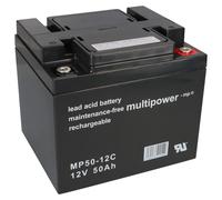 Multipower MP50-12C, batterie AGM 12V 50Ah – M6