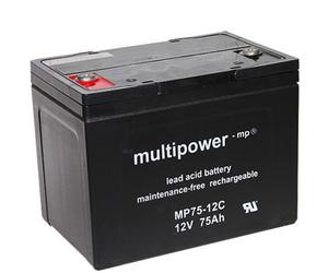 Multipower MP75-12C Batterie plomb PB 12Volt 75Ah