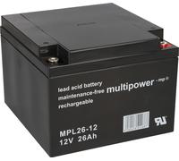 Multipower MPL26-12, batterie AGM longue durée, 12V, 26Ah – M5