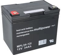 Multipower MPL34-12, batterie AGM longue durée, 12V, 34Ah – M5