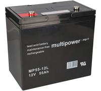 Multipower MPL55-12, batterie AGM longue durée, 12V, 55Ah – Type M6
