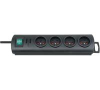 Brennenstuhl 1153304124 Répartiteur électrique 4 Prises H07RN-F 3G1,5 1159960 Noir 2 m