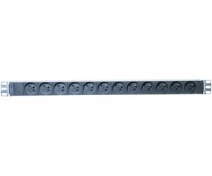 Multiprise 19" verticale 0 U 12 prises