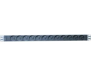 Multiprise 19'' verticale 0 U 12 prises