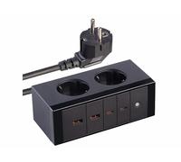 Multiprise 2 prises et chargeur rapide USB GaN3 Power Delivery jusqu'à 70 W - R