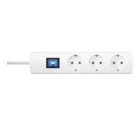 Multiprise 3 prises avec interrupteur - Blanc