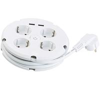 Revolt Multiprise 4 prises avec 2 ports USB 2,1 A