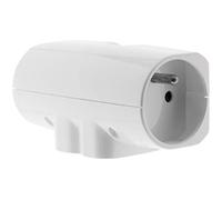 Zenitech – Multiprise Quadriplite latérale 4 prises 2x16A + 2x6A – Blanc