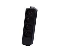 Chacon - Multiprise 4x16A sans cordon - Noir Noir