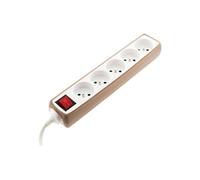 - Multiprise 5x16A 2P+T + interrupteur + housse - Taupe