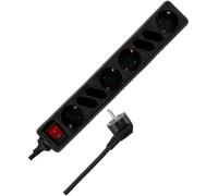 Multiprise 8 prises, câble de 1,4 m, 3500 W, noire