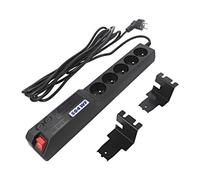 Multiprise ACAR 504WF RACK 5M : prises de sécurité : 5 250VAC 10A noir HS