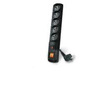 ACAR Multiprise F5 – 5 prises de sécurité, interrupteur indicateur, 1,5 m – Noire