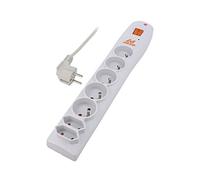 Multiprise ACAR P7 5M GREY : prises de sécurité : 7 230VAC 10A gris HSK DATA