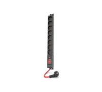 Multiprise ACAR R8 Power 1.5M 8X 230V PL noir 16A W2450