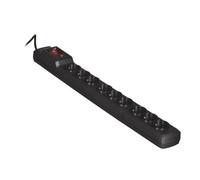 Multiprise Activejet COMBO 9GN 9 Prises Protection Interrupteur Sécurité 3 m Noir