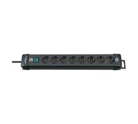 Multiprise avec 8 Prises Type F Premium-Line 3m Noir