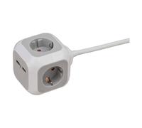 Brennenstuhl Multiprise ALEA-Power Plug 1150100 4 prises 1,4 m Bloc USB Blanc