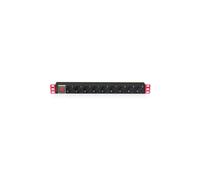 Multiprise avec interrupteur 19 1U 9 prises I-CASE STRIP-91UD