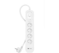 Belkin – Protection contre les surtensions Connect – 4 sorties, ports USB‑C et USB‑A – Cordon 2 m