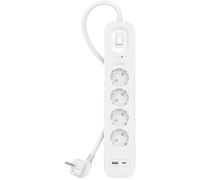Multiprise Belkin SRB001VF2M 4 Prises Protection USB-A USB-C Charge Rapide Montage Mural
