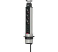 Multiprise Brennenstuhl 1396200013 3 prises AC 2 m avec 2 USB-A et protection enfant
