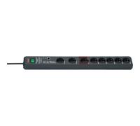 Multiprise Brennenstuhl Secure-Tec 8 prises intelligente avec protection surtension interrupteur 3 m