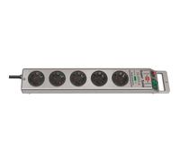 Multiprise Brennenstuhl Super-Solid 5 Prises avec Protection contre Surtension Interrupteur LED 2,5 m Montage