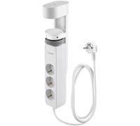 Revolt Multiprise de bureau à pince 3 prises et 3 ports USB