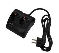 Multiprise de Bureau Ewent EW3871 2 USB-A/1USB-C 1.5m Noire