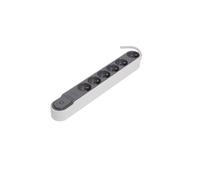Chacon Bloc Design parafoudre avec Interrupteur - 3 m-Gris et Blanc
