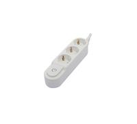 Bloc Design 3x16A avec interrupteur - 1,5m - Blanc (SCH)
