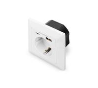 Multiprise Digitus 3 prises avec USB-A et USB-C 2,8 A Protection Sécurité