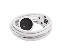 MultIPrise electrique - Prise MultIPle - Bloc MultIPrise - Rallonge electrique - Prolongateur - Prolongateur 3M Ho5Vv-F 3G1.5 Blanc - Debflex - 335531