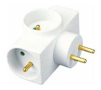 Multiprise électrique triplite 2P+T sortie latérale EBENOID
