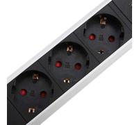 Multiprise encastrable avec 3 prises électriques et 2 ports USB – pour bureau, table, cuisine ou plans de travail.