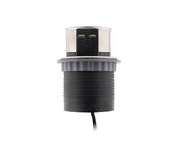 Otio - Multiprise encastrable Schuko 3 prises + 2 USB-A - Blanc/Noir