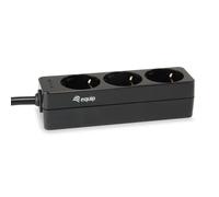 Multiprise Equip 333280 3 Prises Type F câble 1,1 m noir CE entrée IEC320 C14