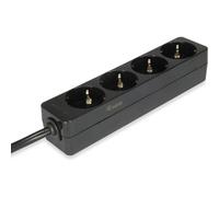 Multiprise Equip 333281 4 Prises Cordon 1,1 m Noir Puissance 2200 W