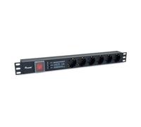 Multiprise Equip 333317 6 prises Type F avec interrupteur et protection 1,8 m
